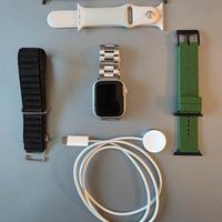 Apple Watch Series 8 45mm GPS Silver + 5 cinturini