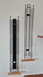 PORTA CD IN METALLO E LEGNO