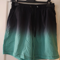 Costume da uomo nere e verde taglia M