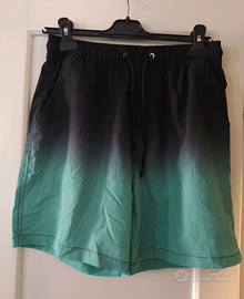 Costume da uomo nere e verde taglia M