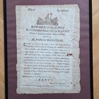 REPUBBLICA CISALPINA - COMMISS DI GOVERNO - 1800