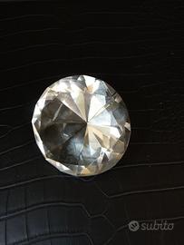Soprammobile Diamante Gigante in Vetro Molato