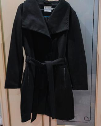 cappotto nero in  cashimir 