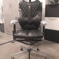 Sedia ergonomica Kulik Royal ecopelle nera