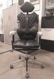 Sedia ergonomica Kulik Royal ecopelle nera