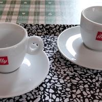 coppia tazzine caffè Illy vintage 