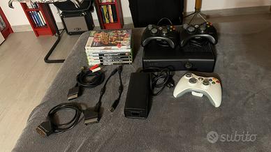 Xbox 360 (250Gb) + 3 controller + 6 giochi