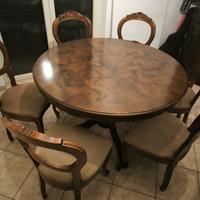 Tavolo (allungabile) in Vero Legno con 6 sedie