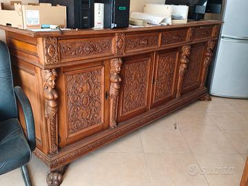 credenza legno massello 