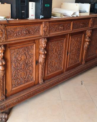 credenza legno massello 