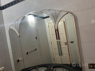 Specchio da bagno - Classico con dettagli dorati