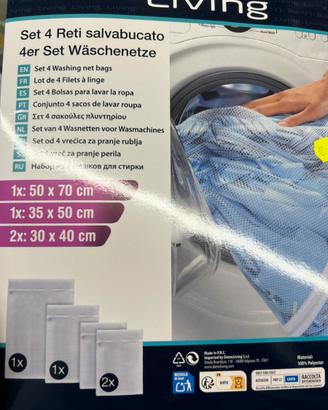 Lotto Set di 4 reti salvabucato Domo Pak Living