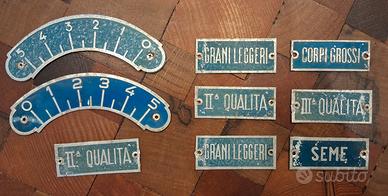 Targhette in alluminio 