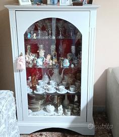 cristalliera stile classico bianco 