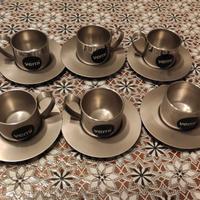 tazzine caffè colore argento 
