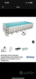 PISCINA BESTWAY 732X366X132 NUOVA COMPLET 699.00 €