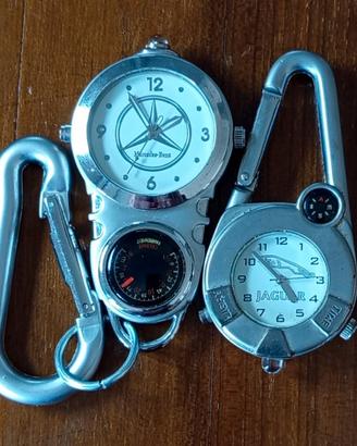 orologi moschettone logo jaguar e mercedes