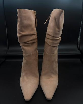 Lonigro Stivali Vera Pelle Beige 39