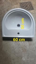 lavabo bagno dolomite 60x50