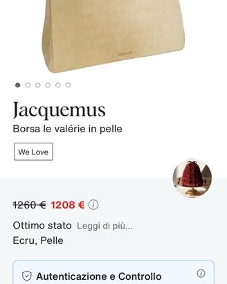 Borsa pelle jaquemus