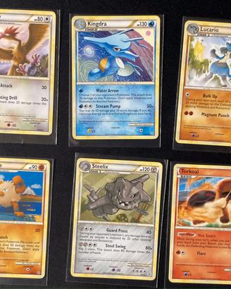 Lotto 12 Carte Pokemon rare non holo
