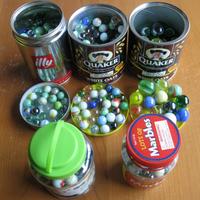 111 Biglie in vetro multicolori