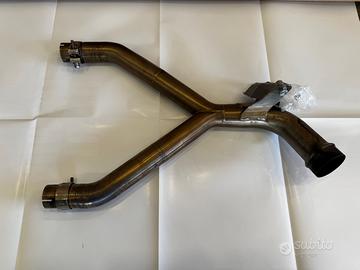 RACCORDO RACING DE-CAT ACCIAIO MOTO GUZZI V85 TT