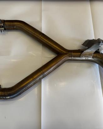 RACCORDO RACING DE-CAT ACCIAIO MOTO GUZZI V85 TT