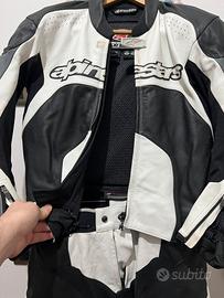Tuta moto divisibile alpinestars