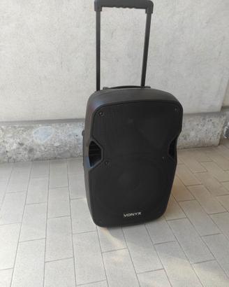 DIFFUSORE PORTATILE con radiomicrofoni