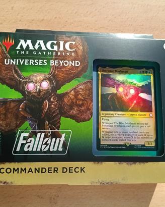 Magic Commander Deck Mutant Menace Fallout English