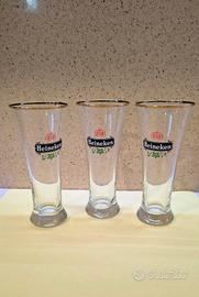 Bicchieri Heineken serie Oro