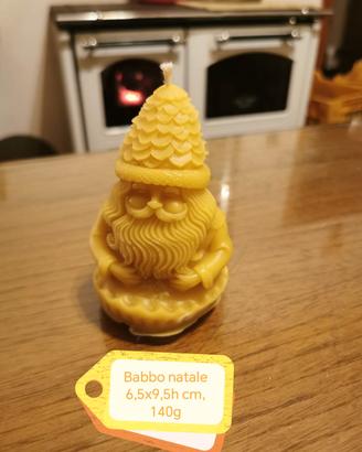 candele in pura cera d'api profumo miele e propoli