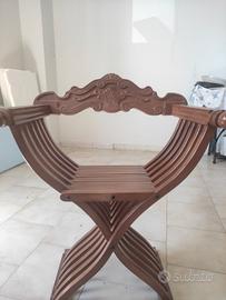 poltrona in legno