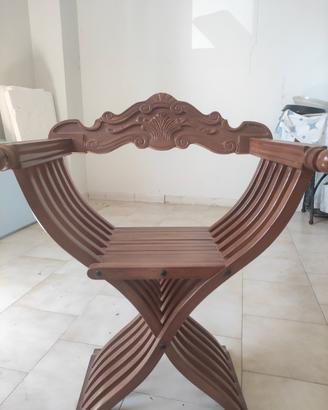 poltrona in legno