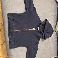 Felpa Relish blu con cappuccio