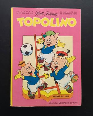 Topolino 1099 (copertina squadra Verona)