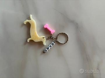 Portachiavi bassotto personalizzato 🐶