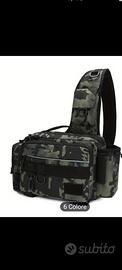 BORSA TRACOLLA PESCA SPINNING PORTA ESCHE