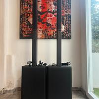 Coppia casse Yamaha con mixer