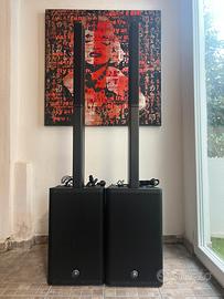 Coppia casse Yamaha con mixer