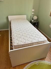 Letto singolo e materasso