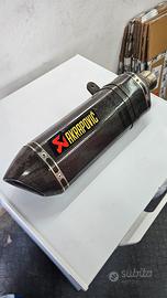 terminale akrapovic carbonio 