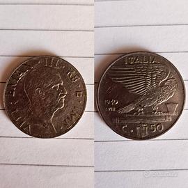 2 monete vittorio Emanuele terzo re e imperatore