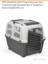 kennel trasportino cane come nuovo 