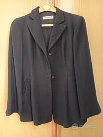 giacca lana nera donna made in Italy Taglia 44