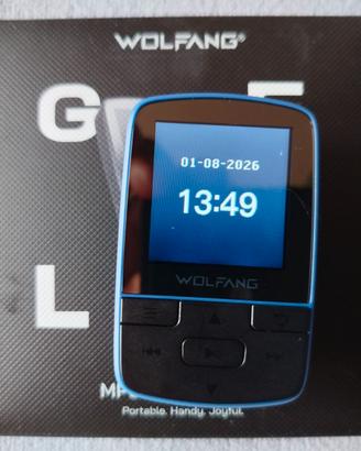 Lettore MP3 Wolfang Bluetooth 5.2 Contapassi