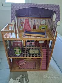 casetta in legno per barbie