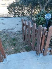 recinzione in legno 