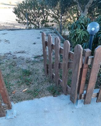 recinzione in legno 